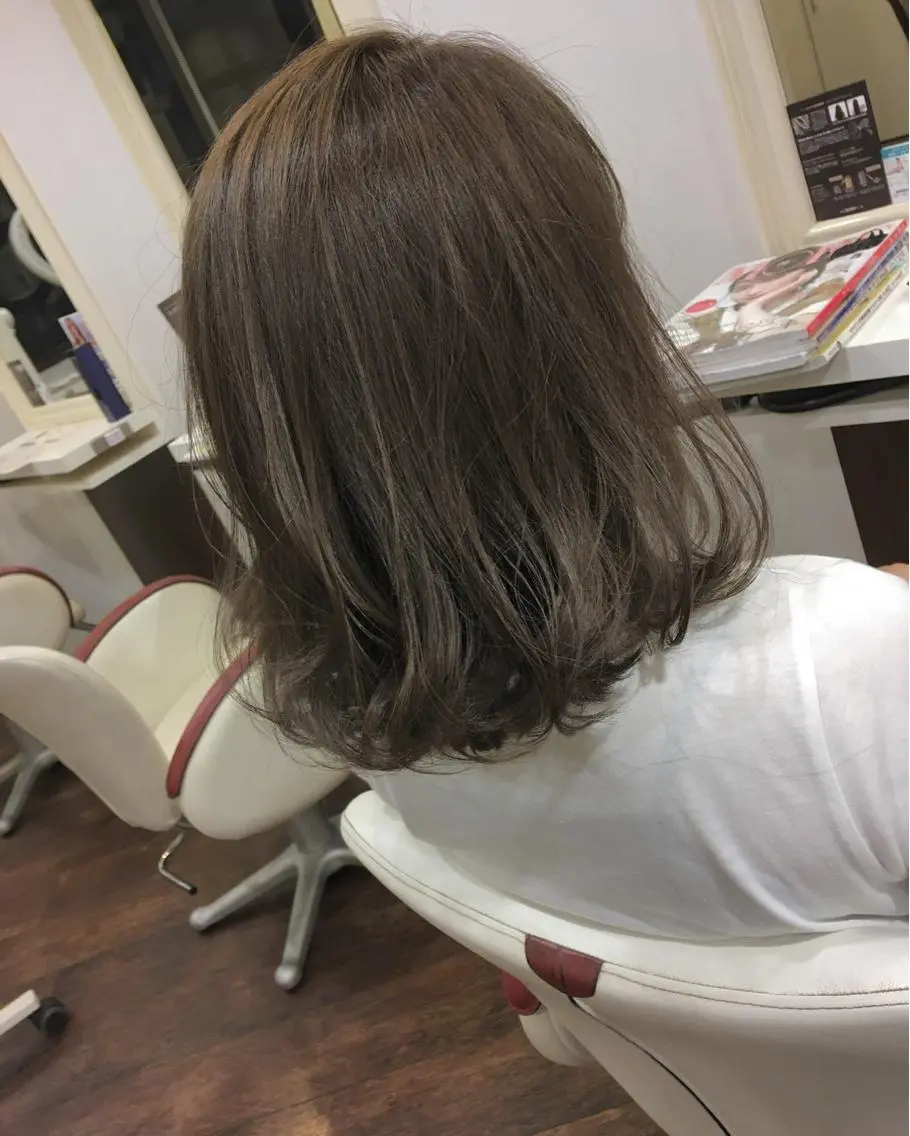 ミディアム はまべ です☆のヘアスタイル