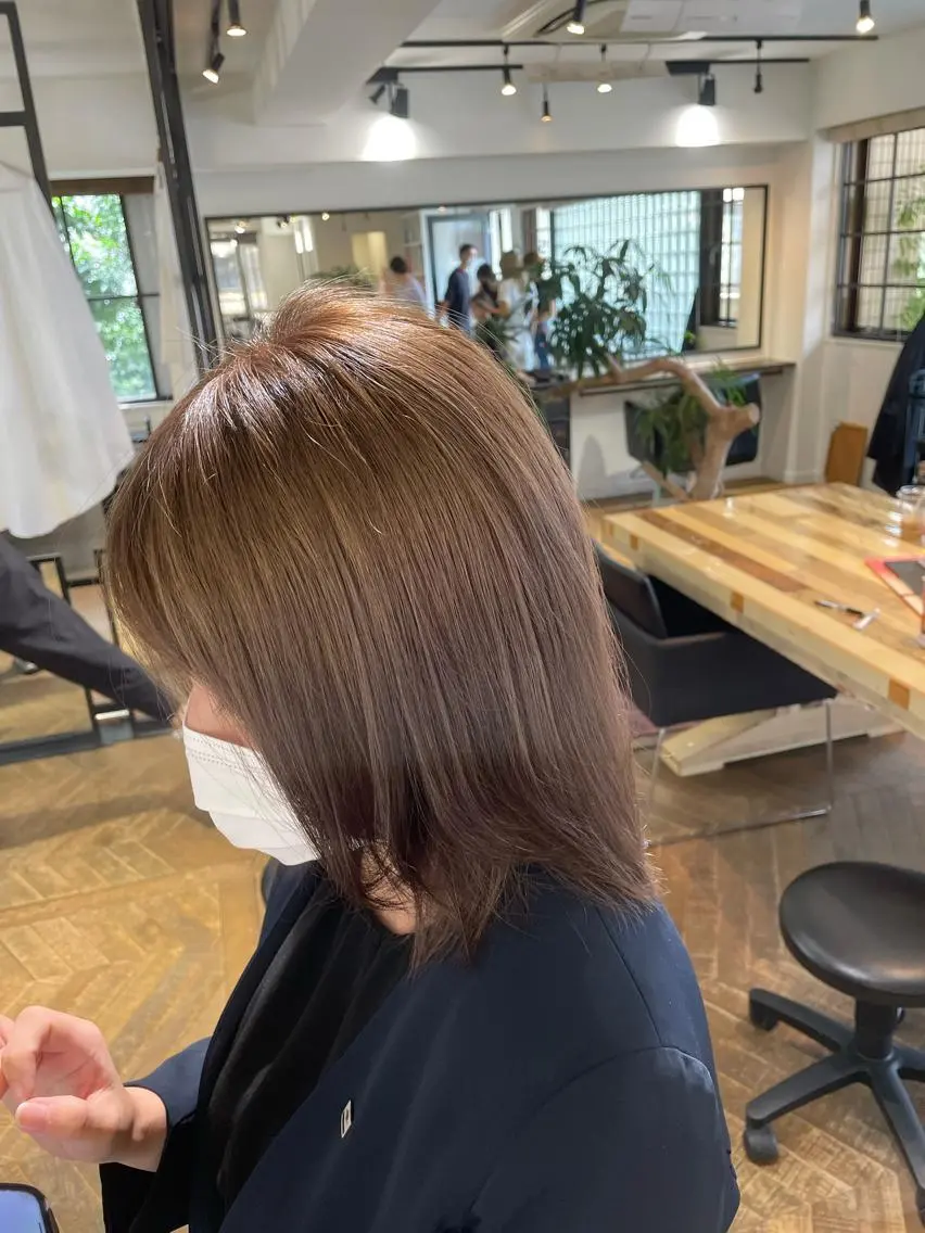 ミディアム カラー 内野   龍海 /ボブのヘアスタイル