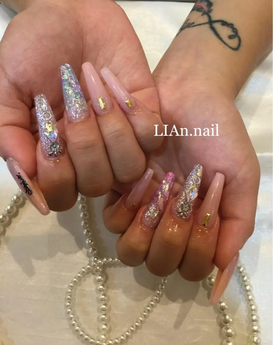 ネイル スカルプネイル Lian nailのネイルデザイン
