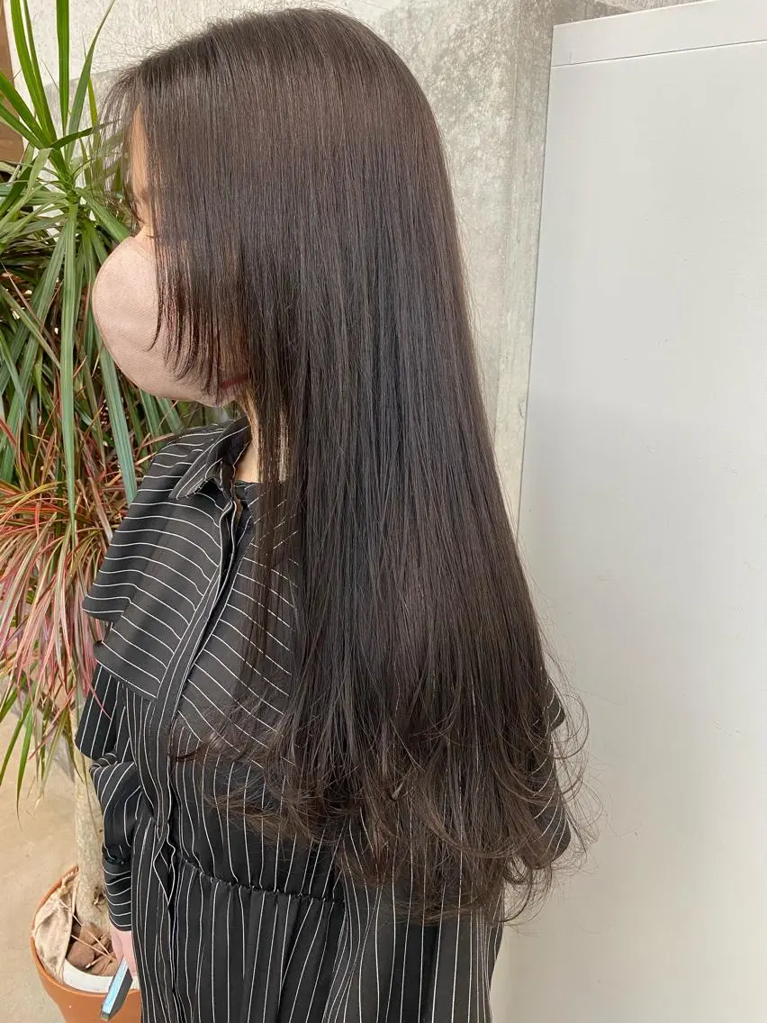 ロング カラー カット ヘアカラー トリートメント 🌼ハイライト透明感 🌼maiのヘアスタイル
