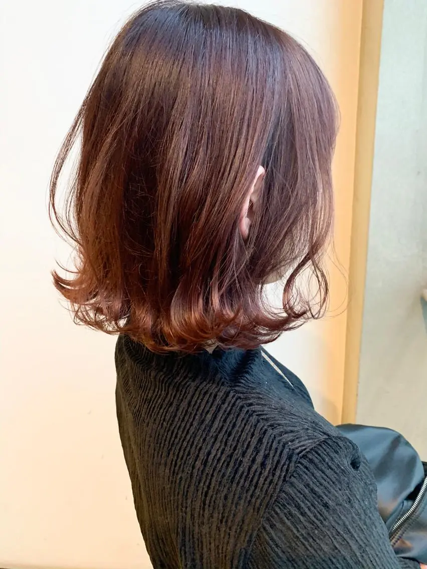 ミディアム カラー ピンクカラー Beach 代表 KENTAのヘアスタイル