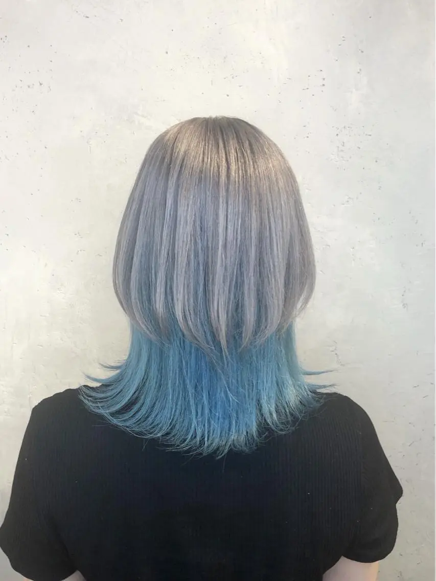 ミディアム カラー ヘアアレンジ カット ヘアカラー トリートメント インナーカラー屋さん 🫧伊藤拓実のヘアスタイル