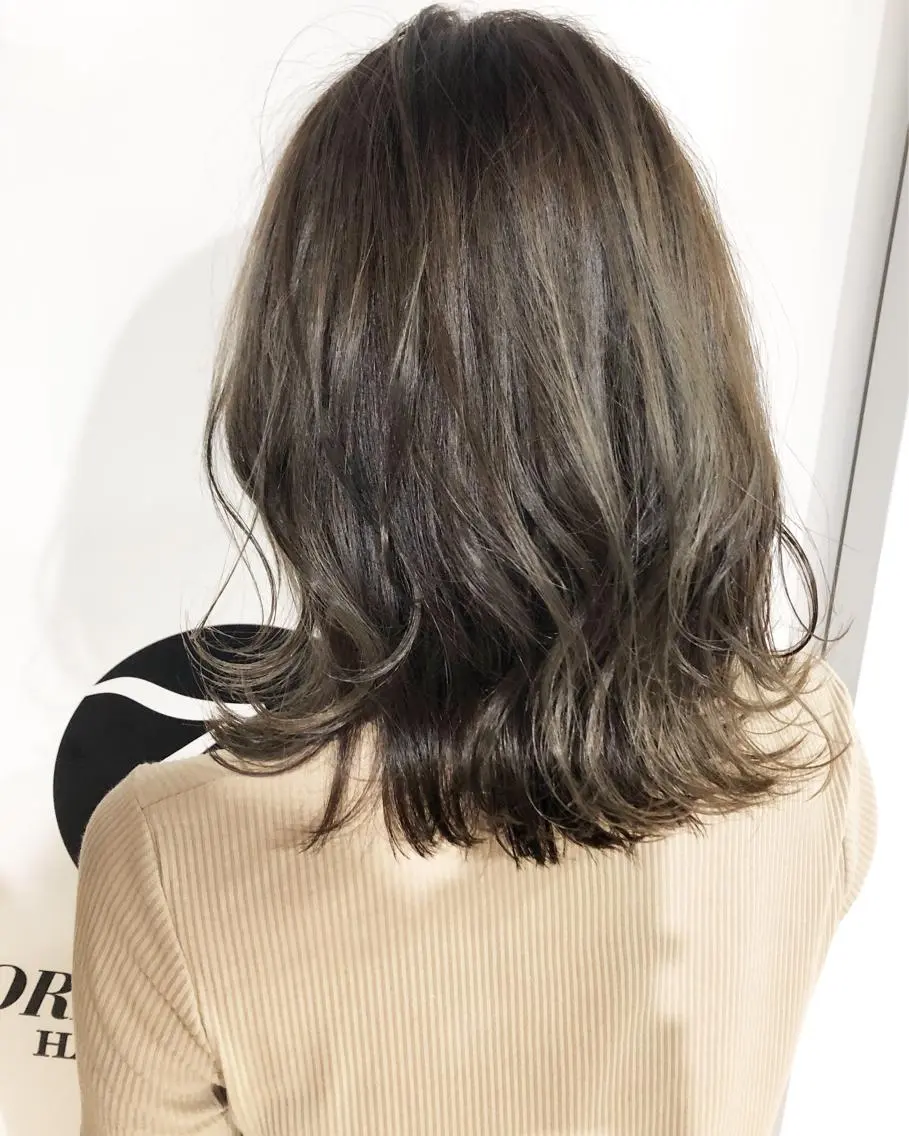 ミディアム カット トリートメント 夜23時まで予約🉑 reverieあきらのヘアスタイル