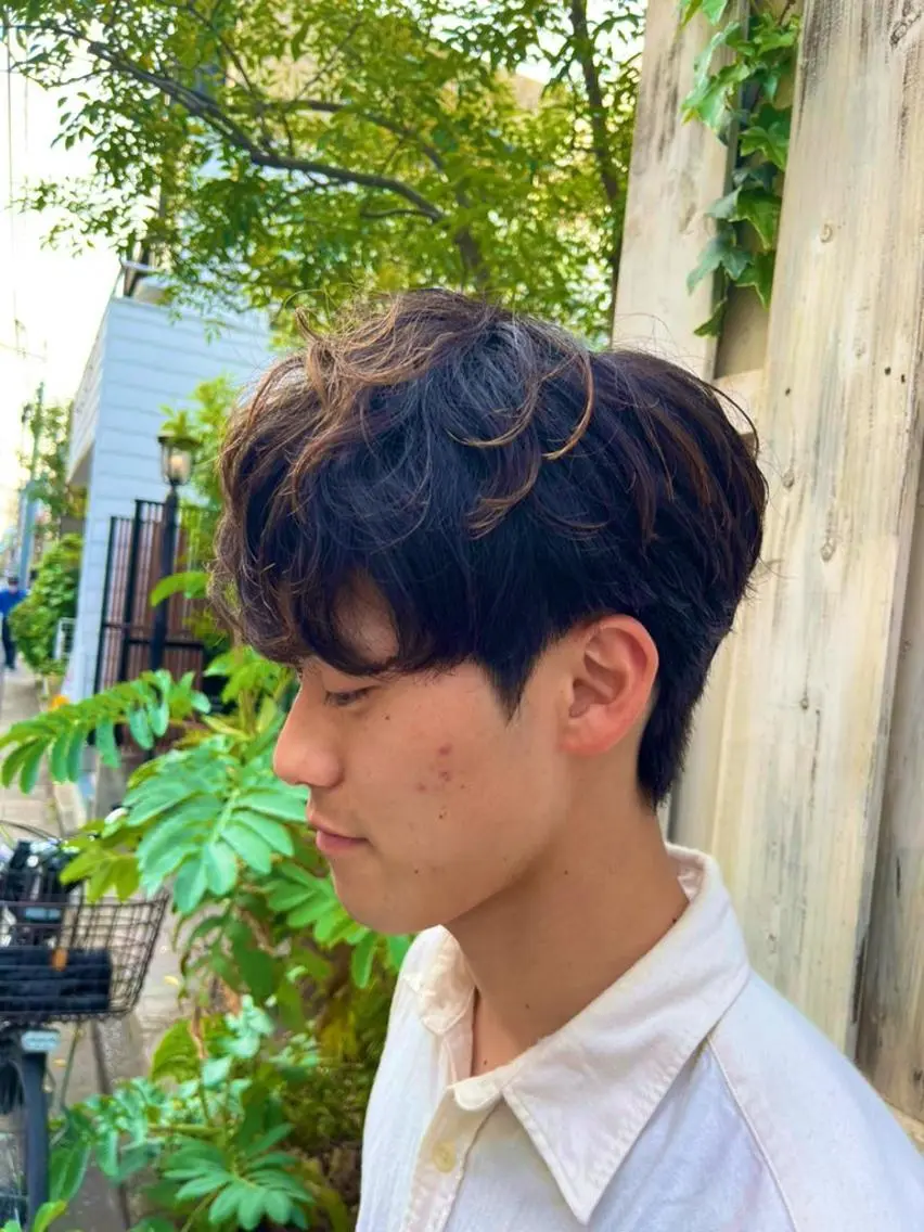 パーマ メンズ 小山 奈津のヘアスタイル