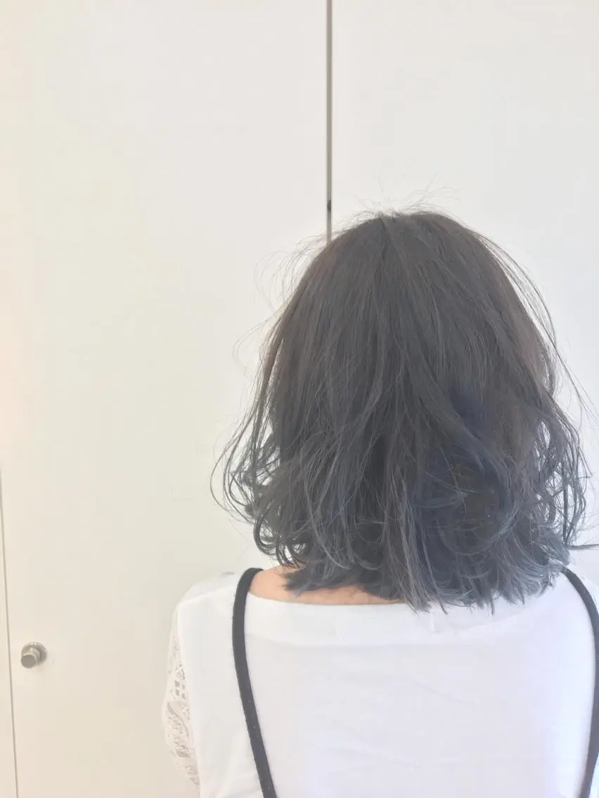 ショート カラー アッシュ アッシュグレー グラデーションカラー 広がり、まとまらない お悩み改善/ 中田のヘアスタイル