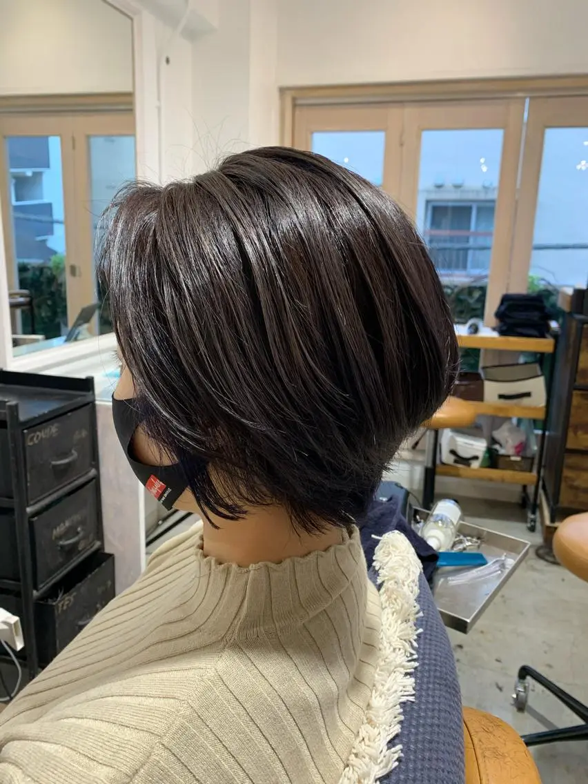 ミディアム カラー ヘアアレンジ カット ヘアカラー トリートメント Sia中野新橋 『JUNYA』のヘアスタイル