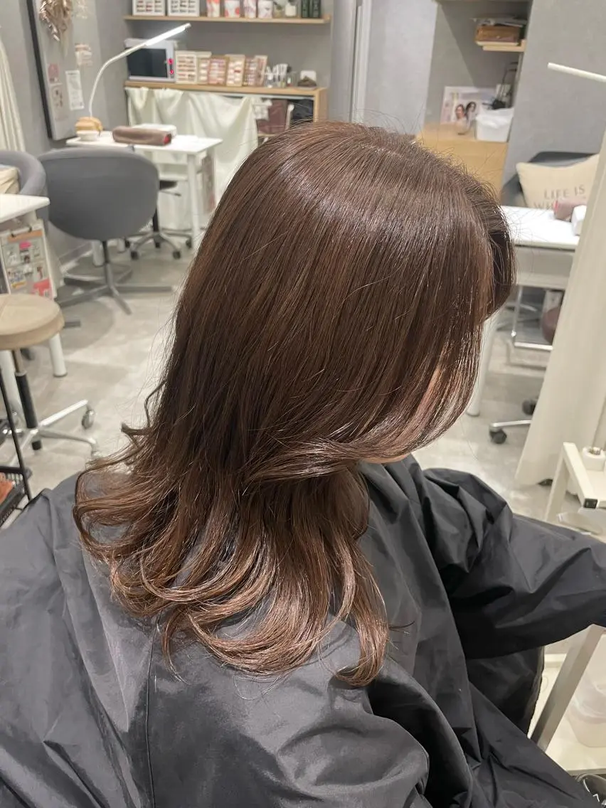 カラー カット ヘアカラー トリートメント Zina【梅田】 /田中 沙弥のヘアスタイル