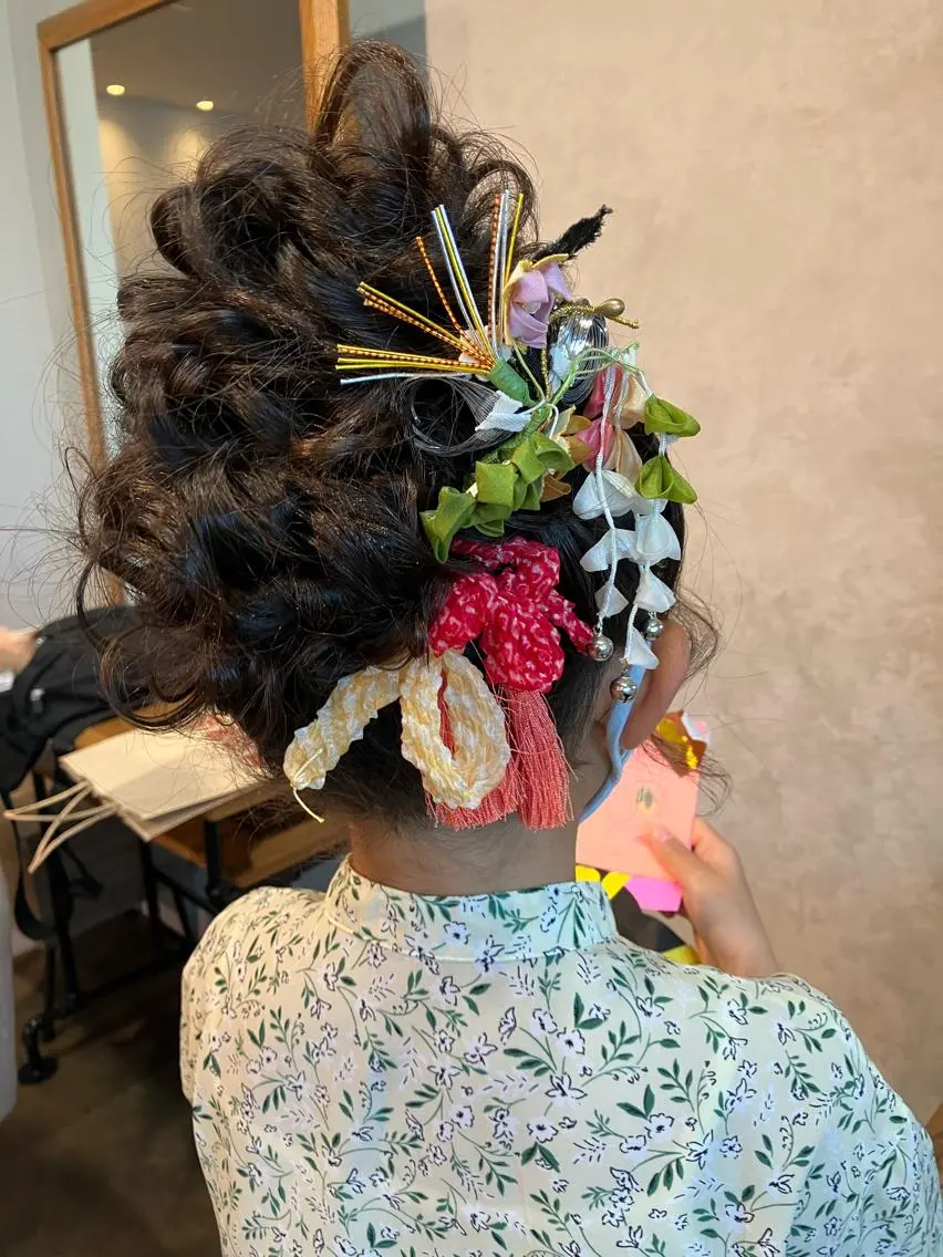 ヘアアレンジ 成人式 Hair&Make Nahoのマツエク・マツパデザイン