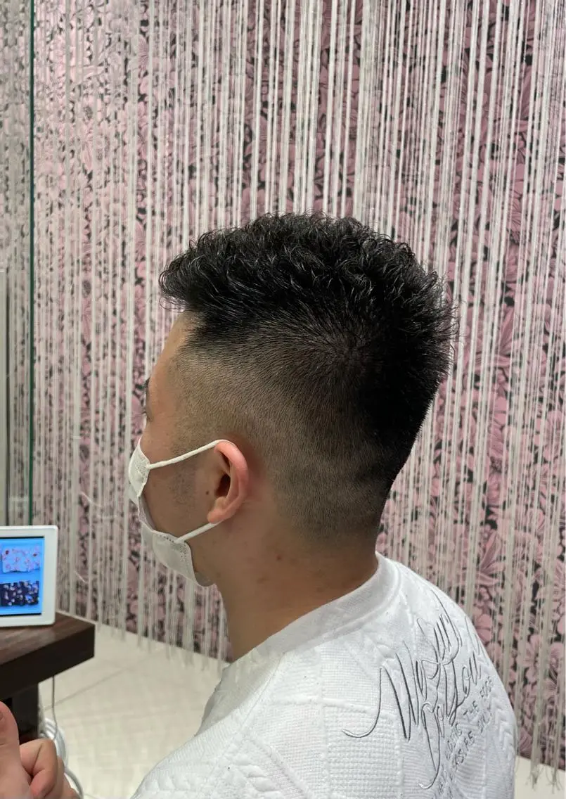 ショート メンズ フェードカット ショートヘア ✂︎山﨑 涼太✂︎のヘアスタイル