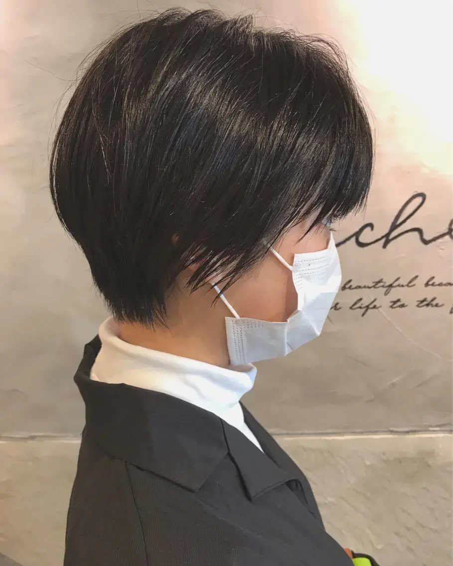 ショート ショートヘア カット ayane⭐️ボブ・ ショート・パーマのヘアスタイル