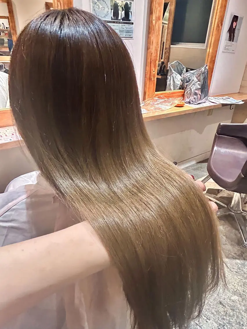 ロング 髪質改善 トリートメント 店長✨髪質改善✖️ 透明感カラー／純大のヘアスタイル