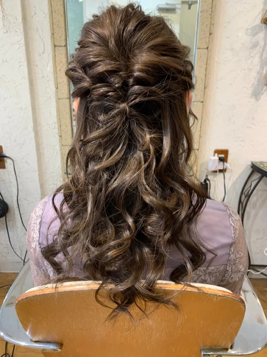 ロング ヘアアレンジ ヘアセット katsuya hiroのヘアスタイル