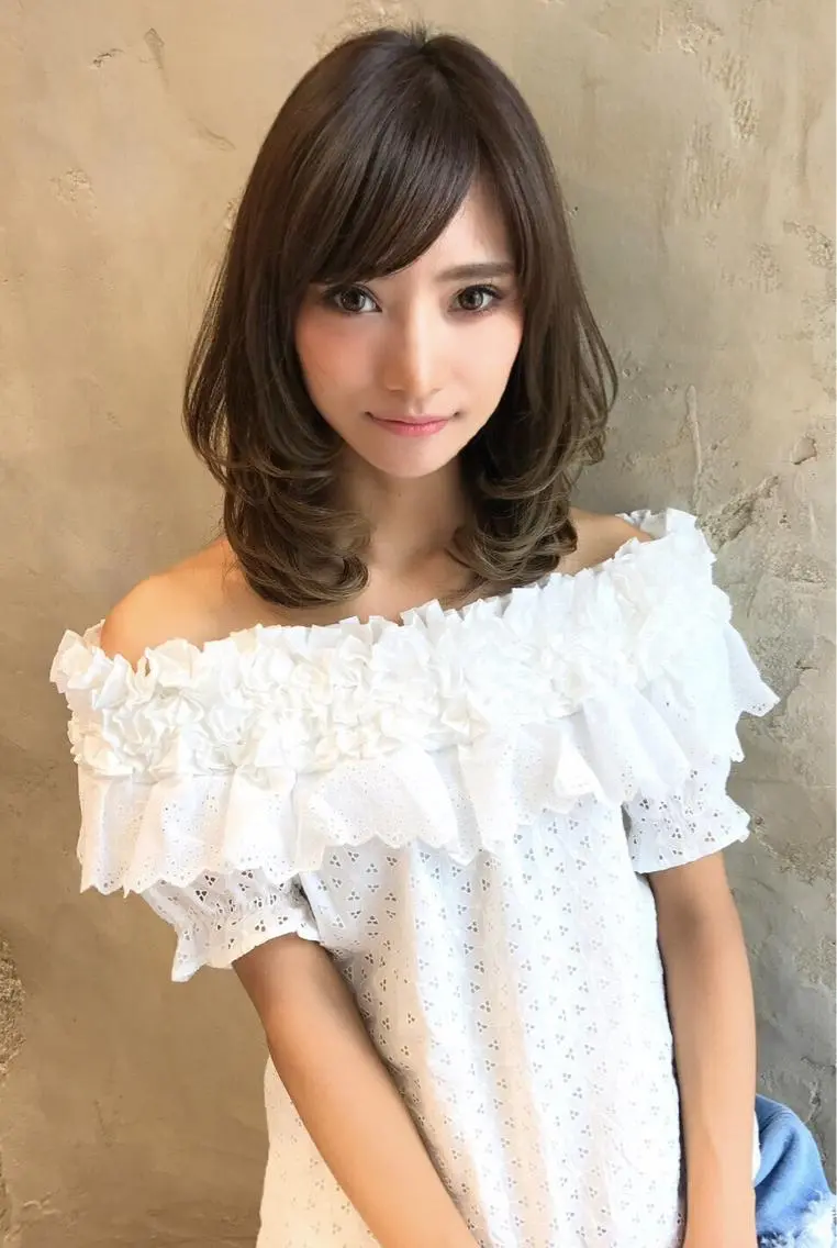 セミロング カット パーマ トリートメント エリア1位⭐️ けんとのヘアスタイル
