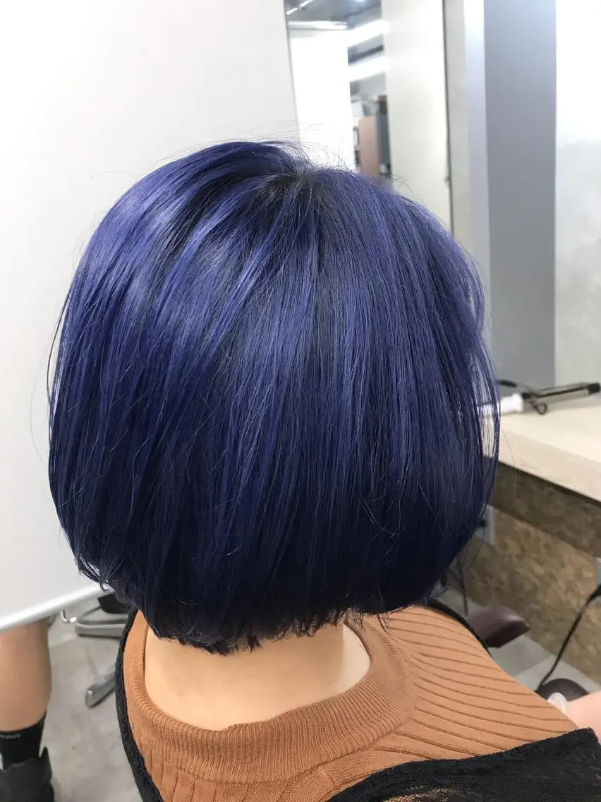 ショート カラー ヘアカラー トリートメント ブリーチ&似合せボブ 田中寛十のヘアスタイル