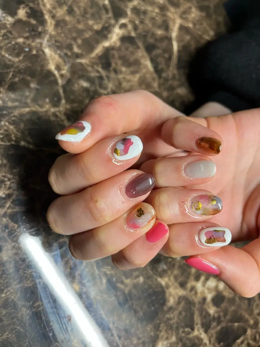 ネイル ハンドネイル IROHA Nail 矢掛萌子のネイルデザイン
