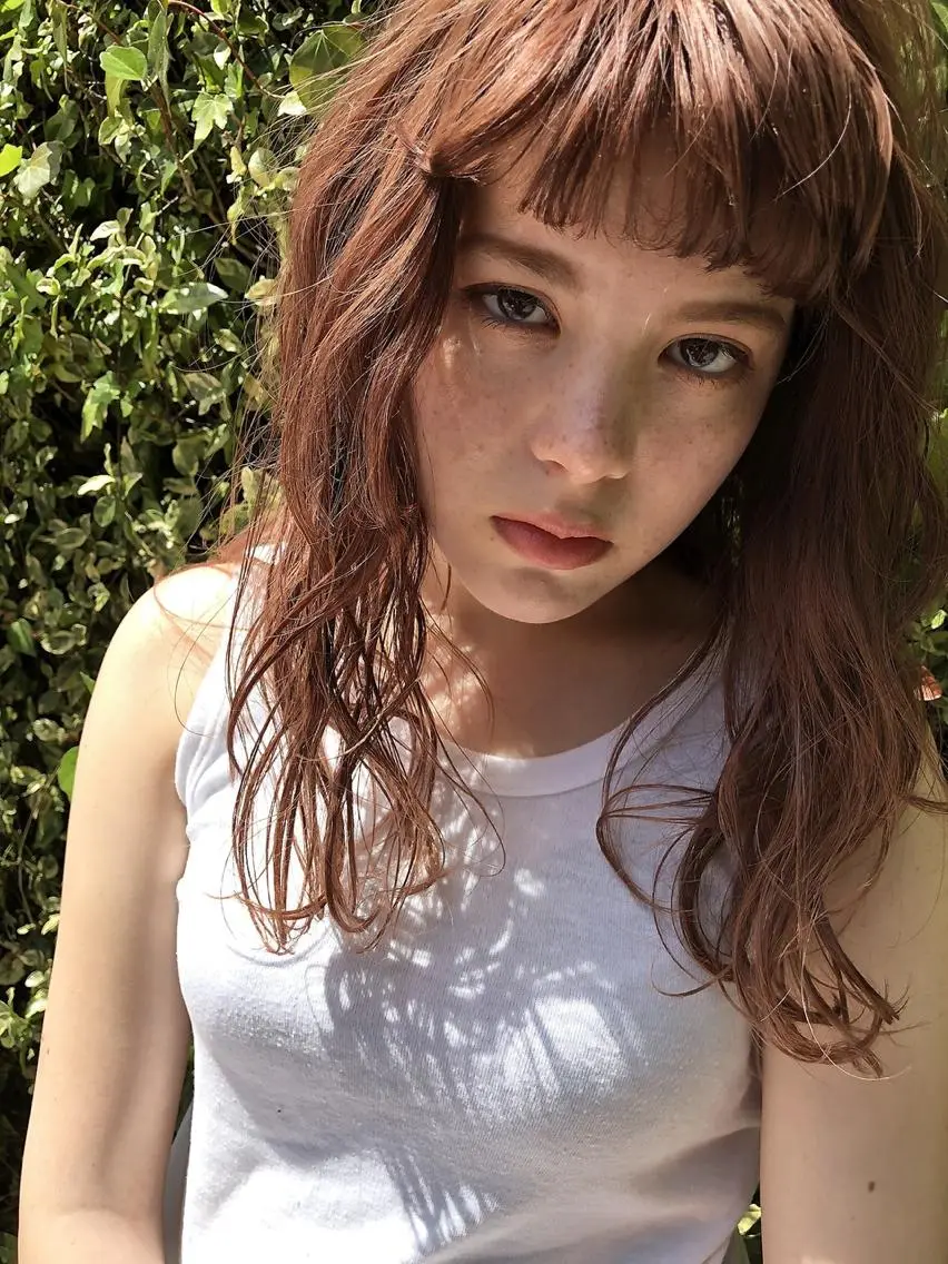 セミロング カラー カット ヘアカラー トリートメント 一ノ瀬 暁のヘアスタイル