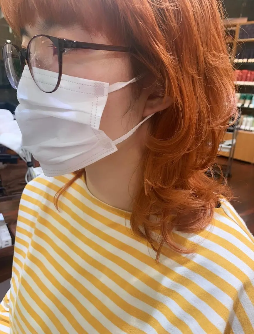 カラー ヘアカラー トリートメント 透明感🌿縮毛矯正 🫧真生のヘアスタイル
