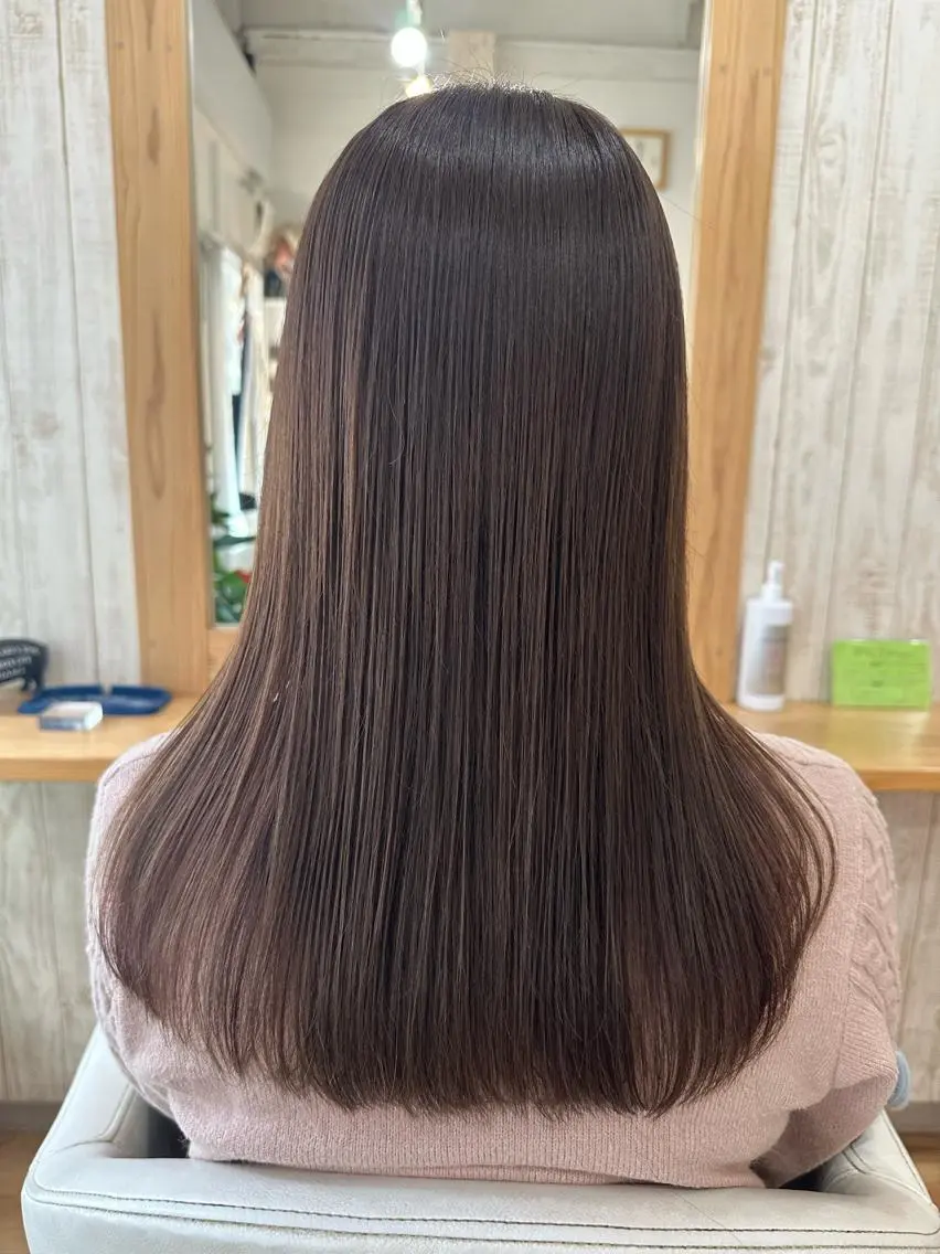 ロング カラー カット ヘアカラー トリートメント hair &make EPICRUMIのヘアスタイル
