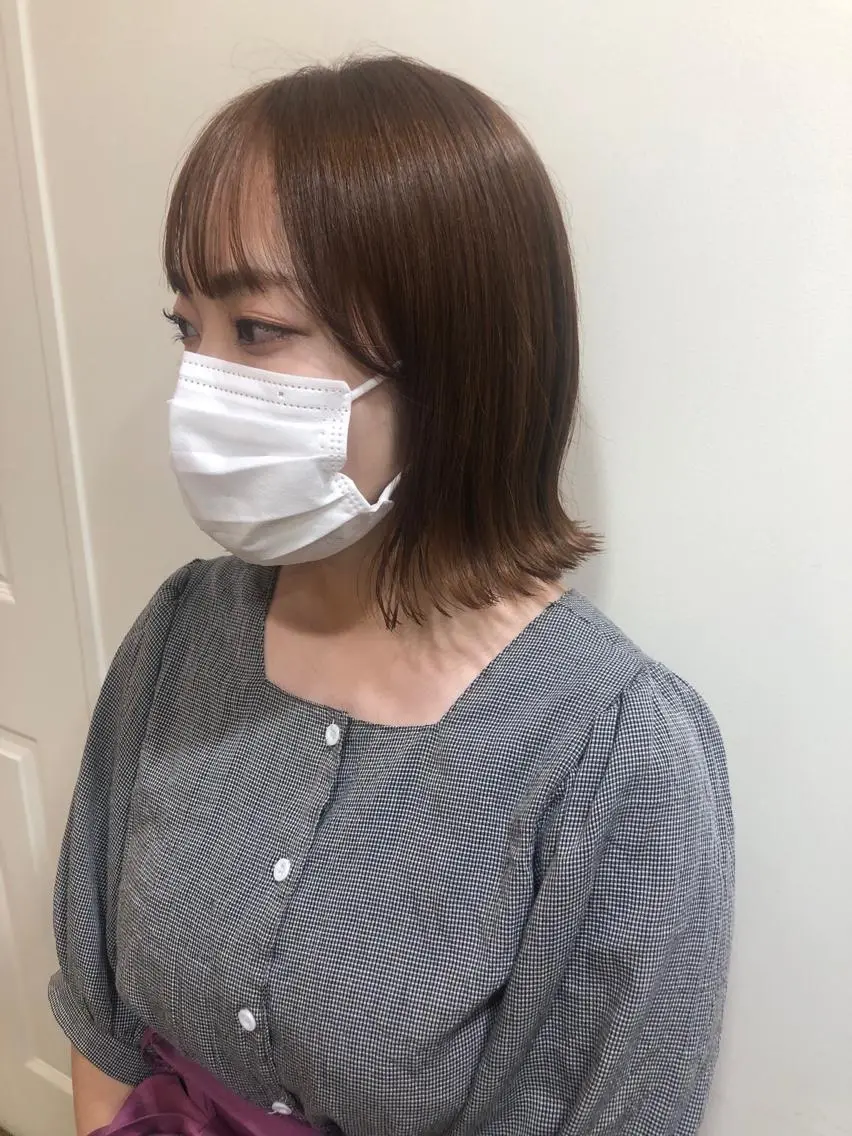 ショート カラー カット ヘアカラー トリートメント MIOベージュカラー 柔らかいカラーのヘアスタイル