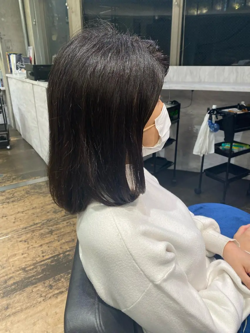ミディアム パーマ 木村【似合わせ ショート/ボブ】のヘアスタイル