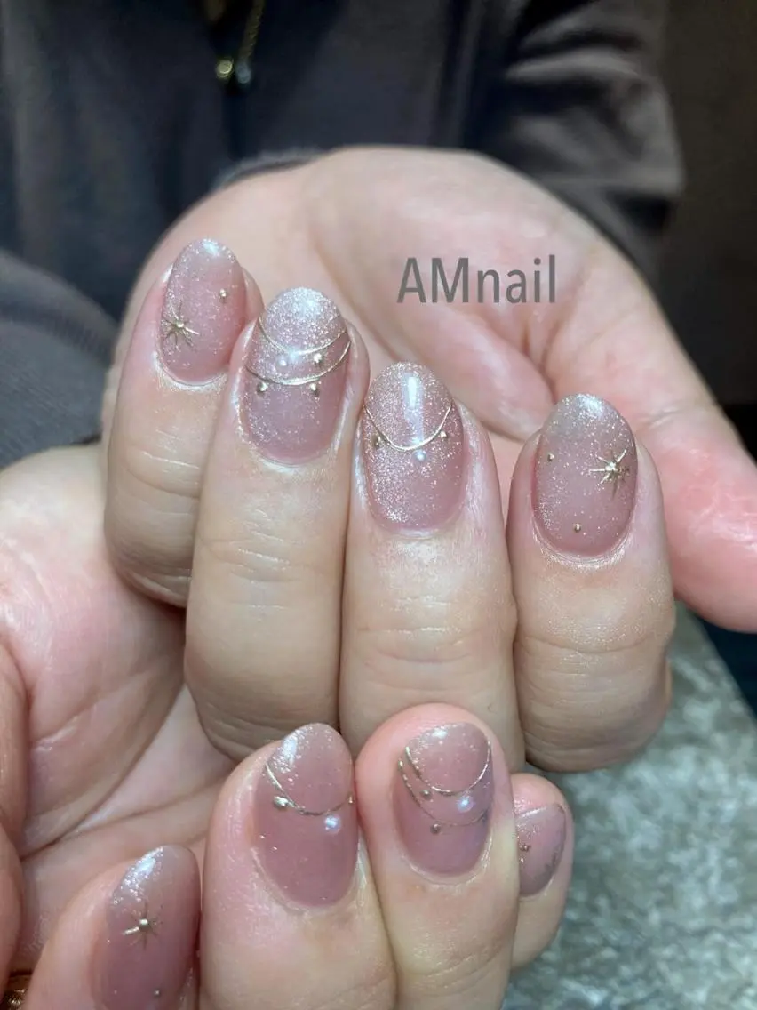 ネイル アートネイル 持ち込み ハンドネイル Am:nail 柏 SUE（スゥ）のネイルデザイン