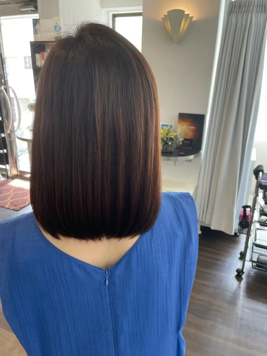 ミディアム ヘアカラー トリートメント ヘッドスパ 髪質改善FORMA 💫S.Katohのヘアスタイル