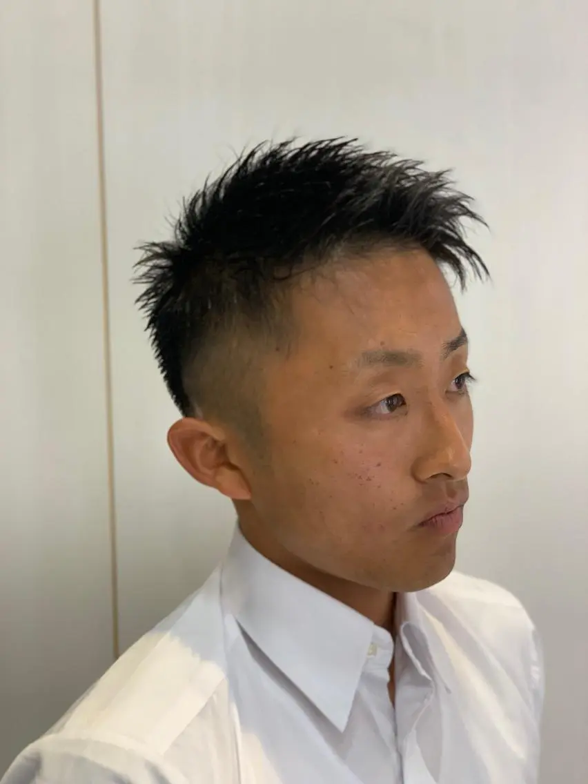 ショート メンズ 渡邊 絢のヘアスタイル