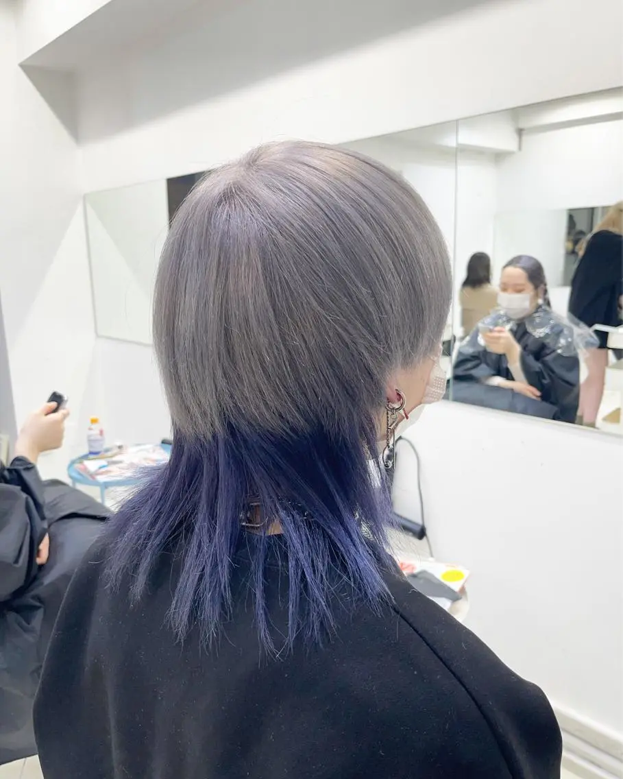 ショート カラー メンズ デザインカラー ヘアカラー トリートメント マンツーマン/ハイ トーン/HIROKIのヘアスタイル