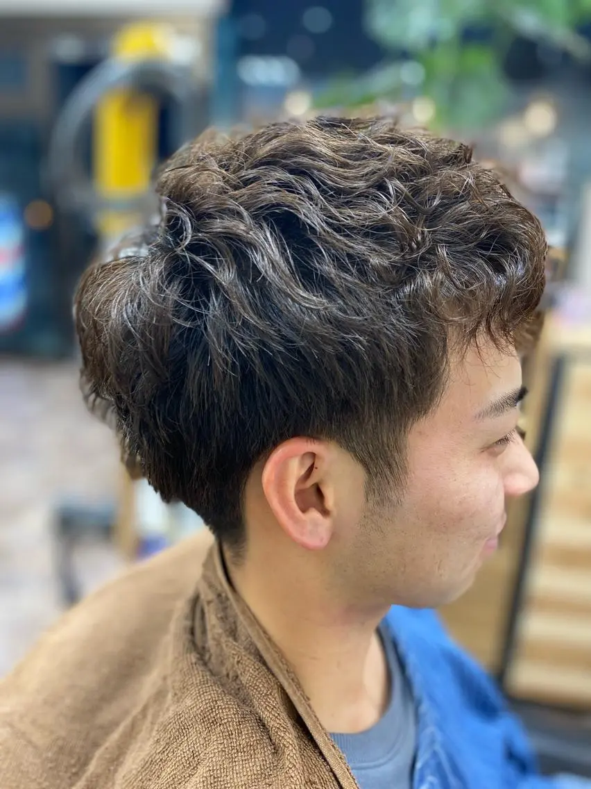 ショート パーマ メンズ 後藤 征信のヘアスタイル