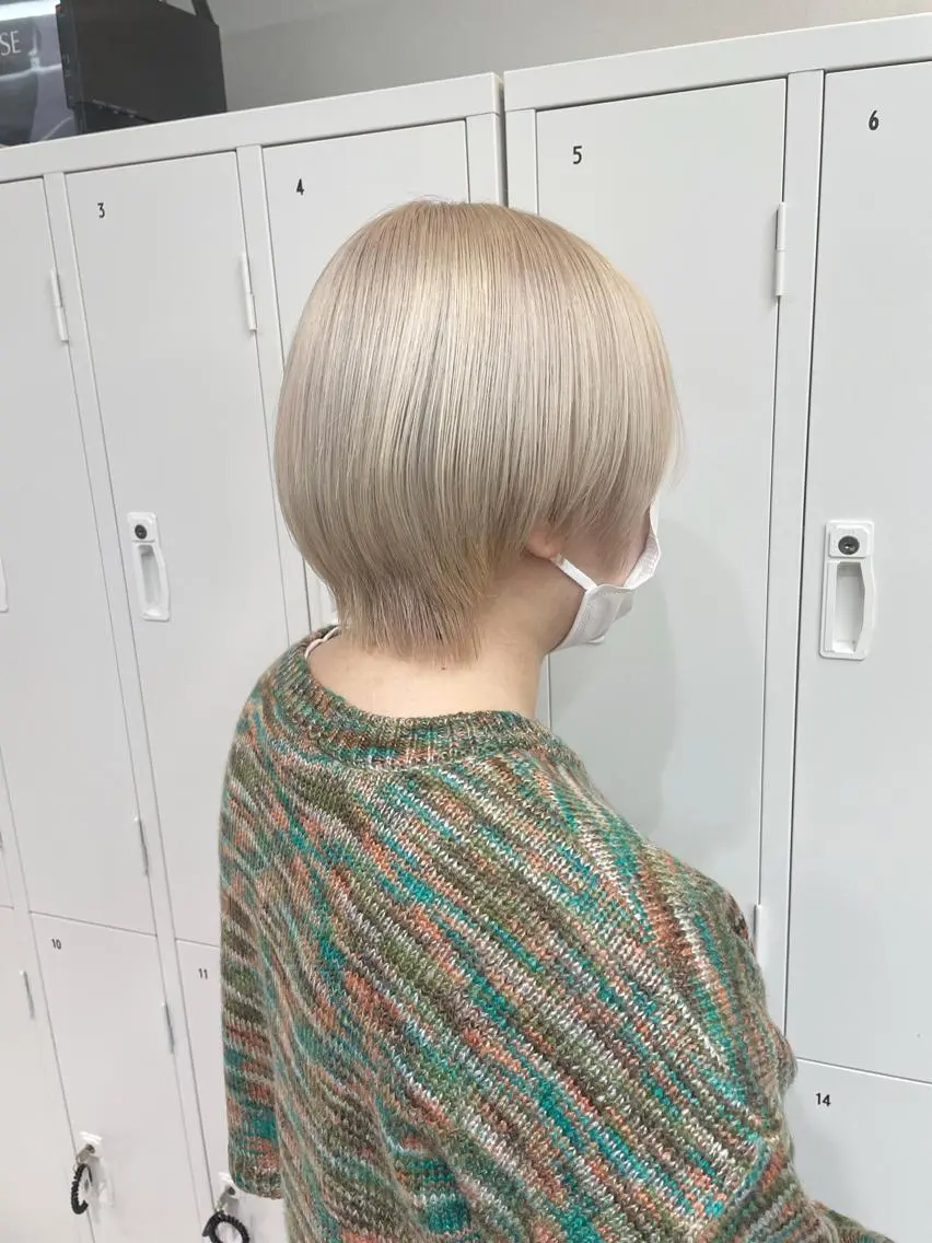 ショート カラー 田中大星 /ボブ 縮毛矯正のヘアスタイル