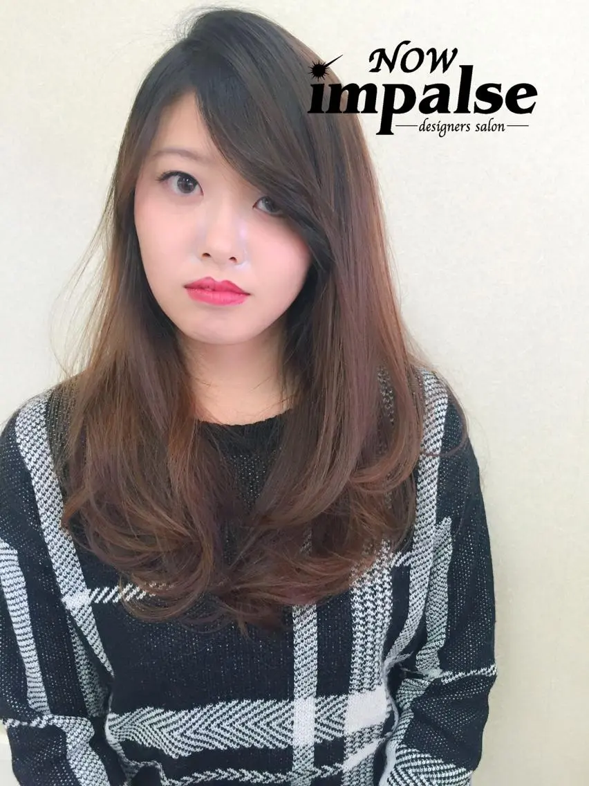 ロング カラー パーマ 【滝川市 美容師】 髙橋昌也のヘアスタイル