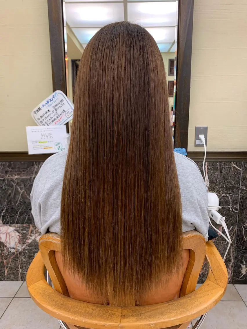 ロング カラー カット ヘアカラー トリートメント HairSalon CLOVER🍀のヘアスタイル