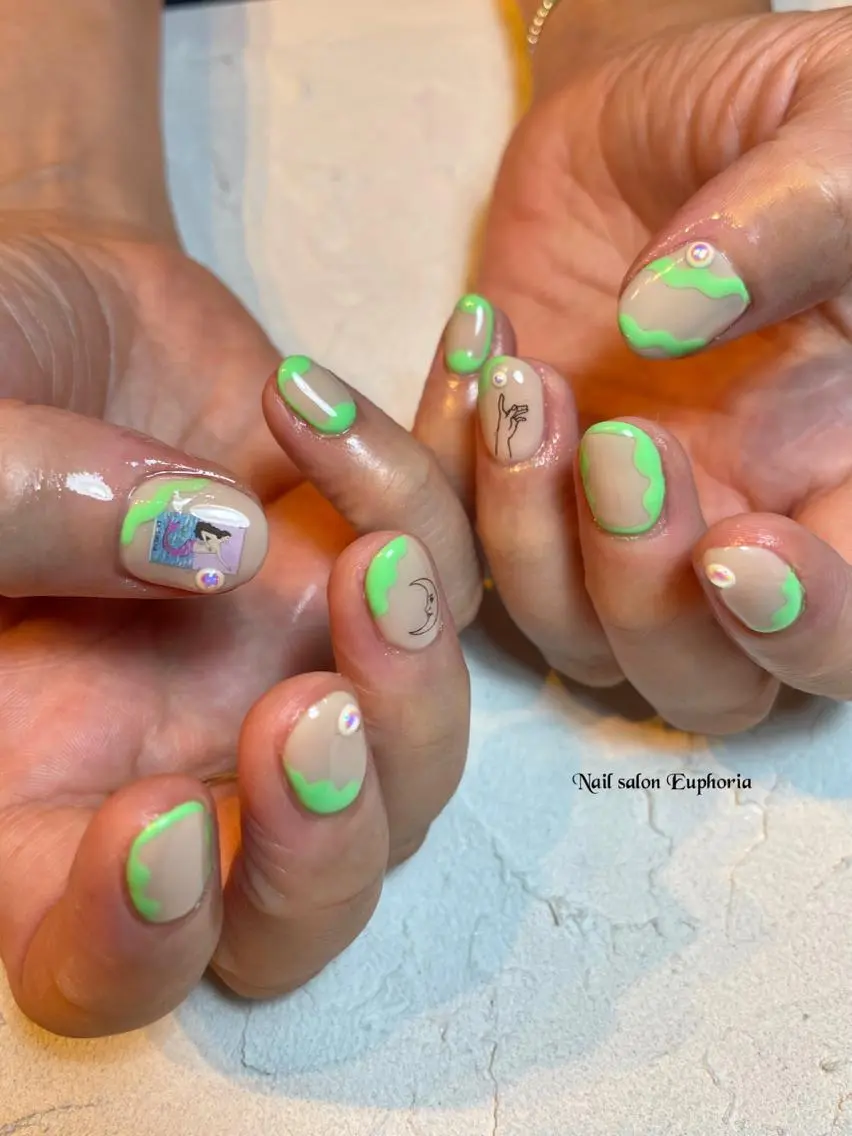 ネイル ハンドネイル Nail salon Euphoriaのネイルデザイン