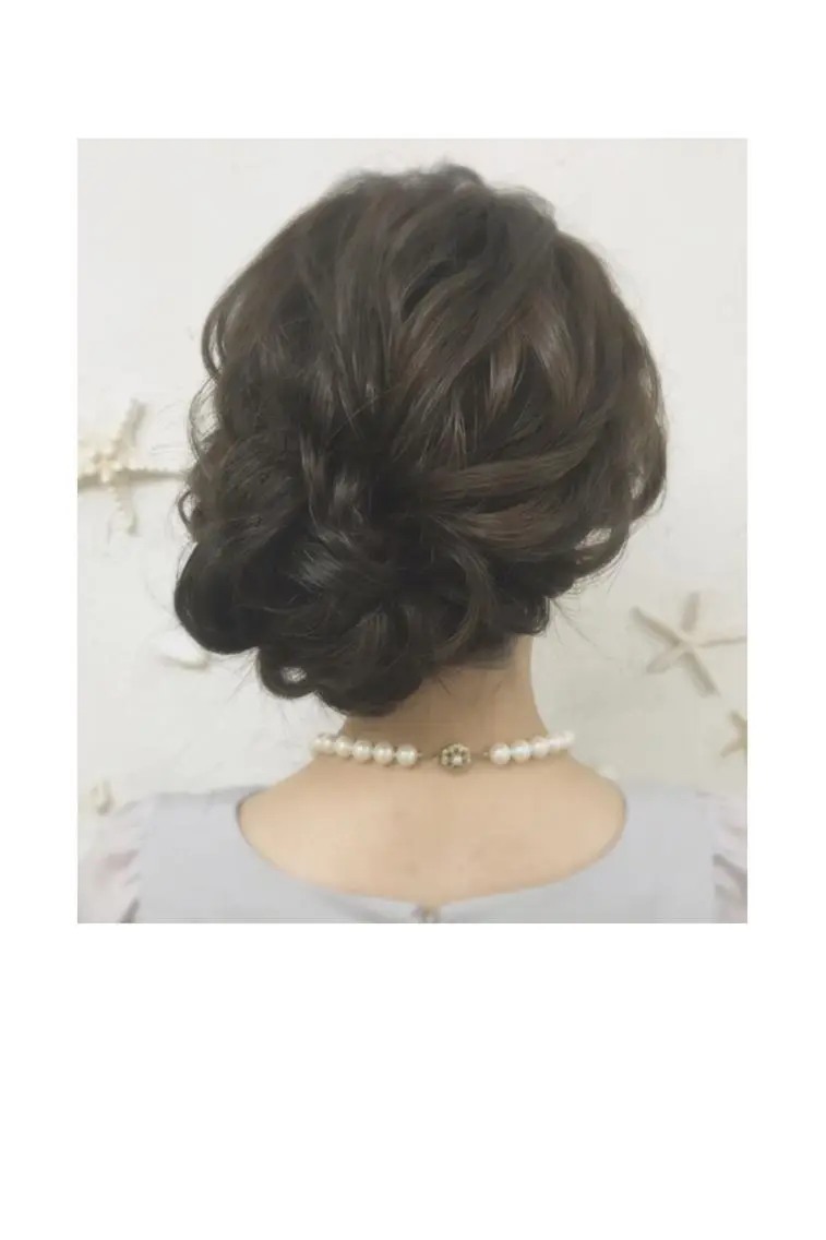 セミロング ヘアアレンジ ヘアセット/六本木/ Tomomiのヘアスタイル