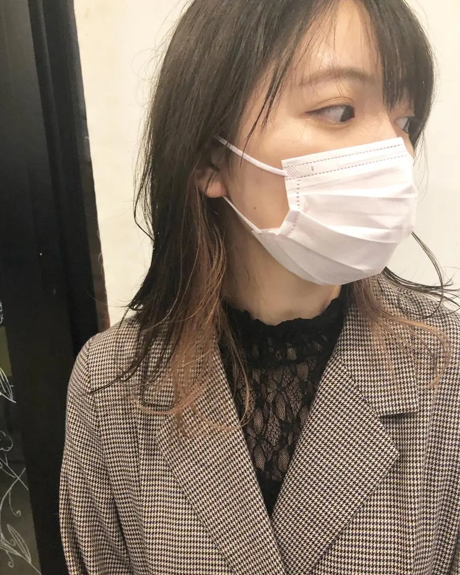 ミディアム カラー ヘアアレンジ ピンクカラー ヘアカラー メンズ特化✂️栗原 侑也のヘアスタイル