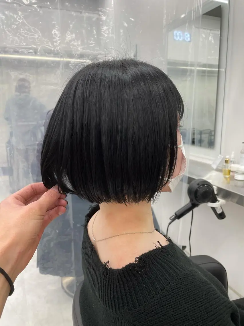 ミディアム カラー ヘアアレンジ 縮毛矯正/髪質改善/ ブリーチ毛/木元渓太のヘアスタイル
