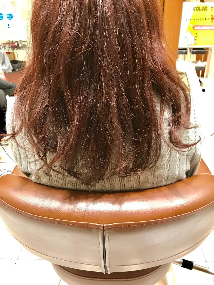 ロング パーマ ヘアアレンジ ロング テラモト カズヨシのヘアスタイル