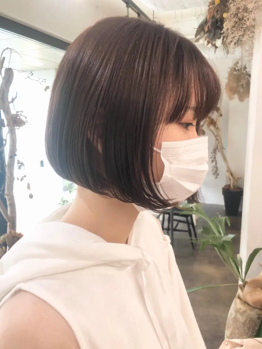 ショート ボブ カット 千葉 郁也のヘアスタイル