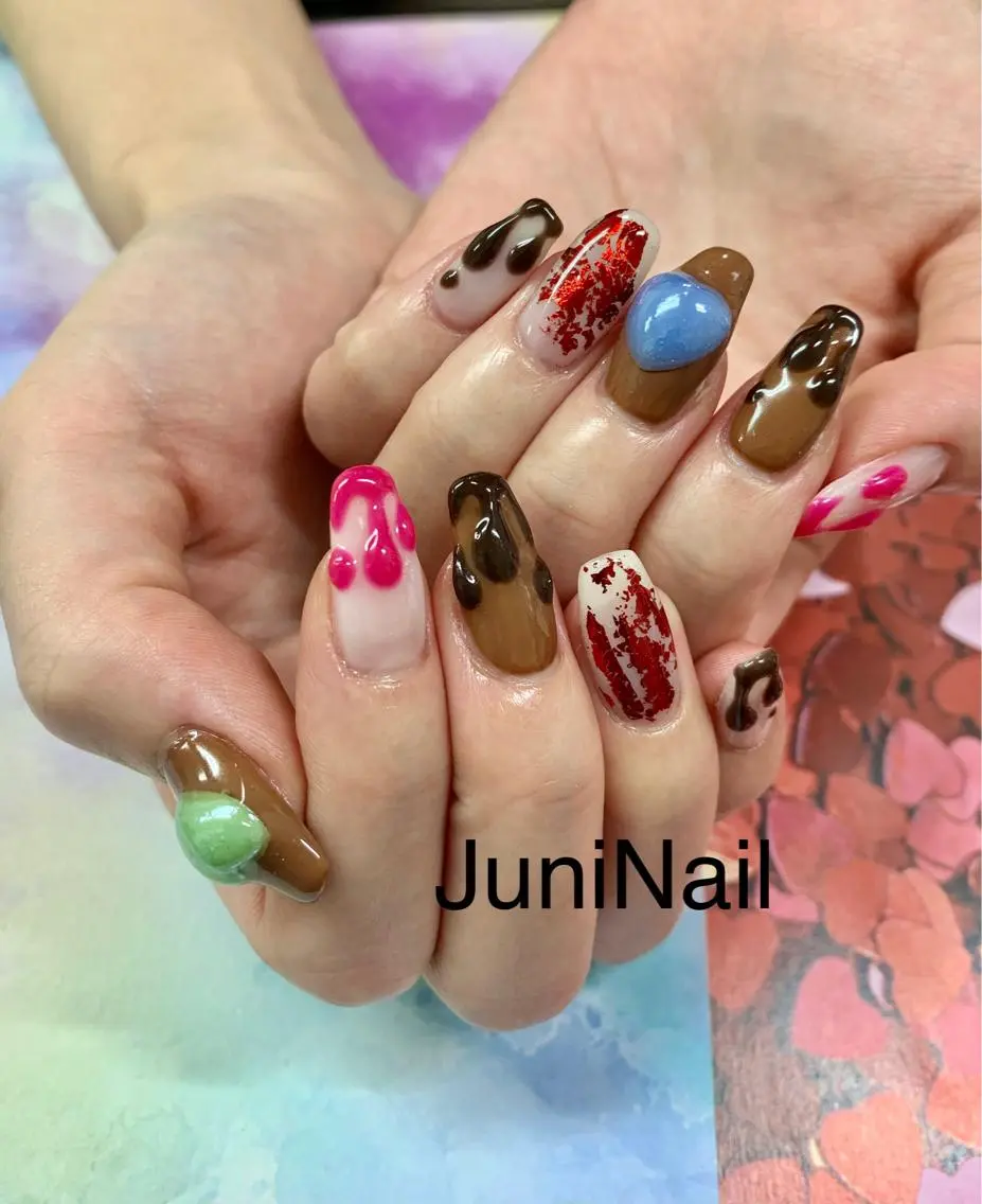 ネイル ハンドネイル JuniNail 주니네일🇰🇷suのネイルデザイン