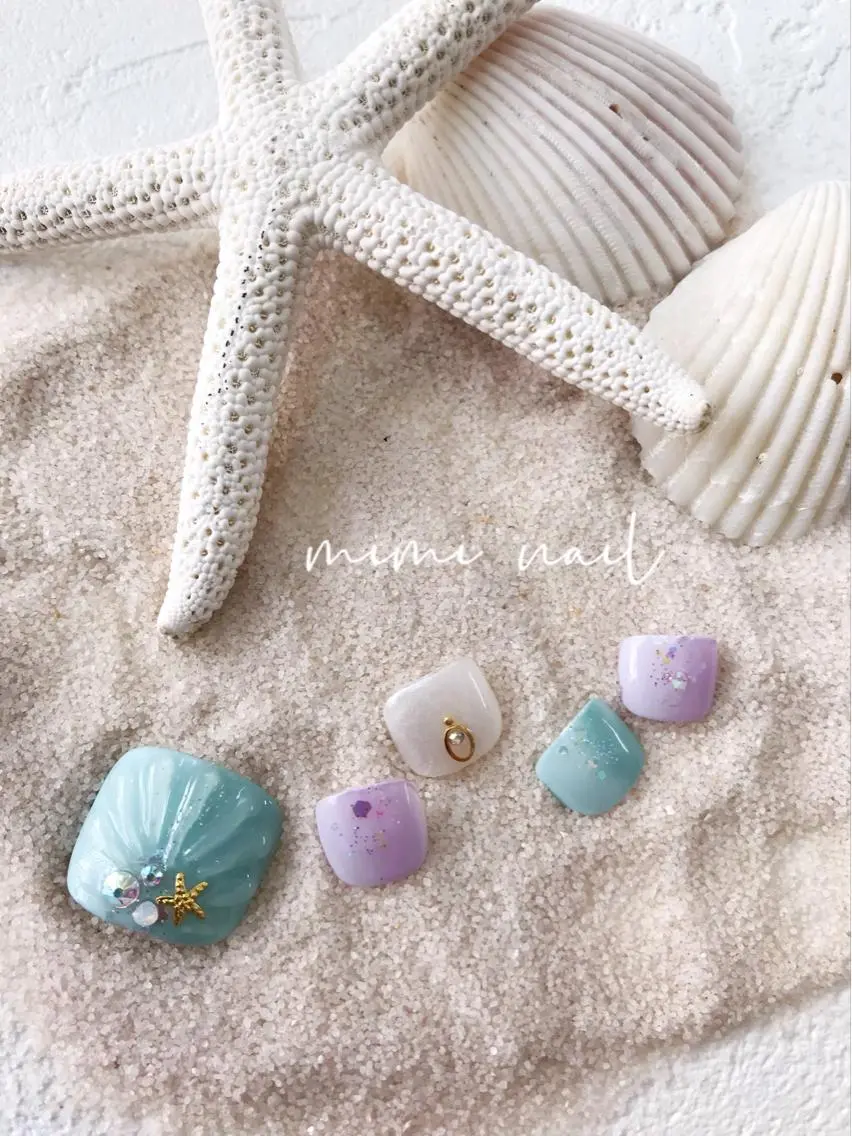 ネイル フットネイル mimi nailのネイルデザイン