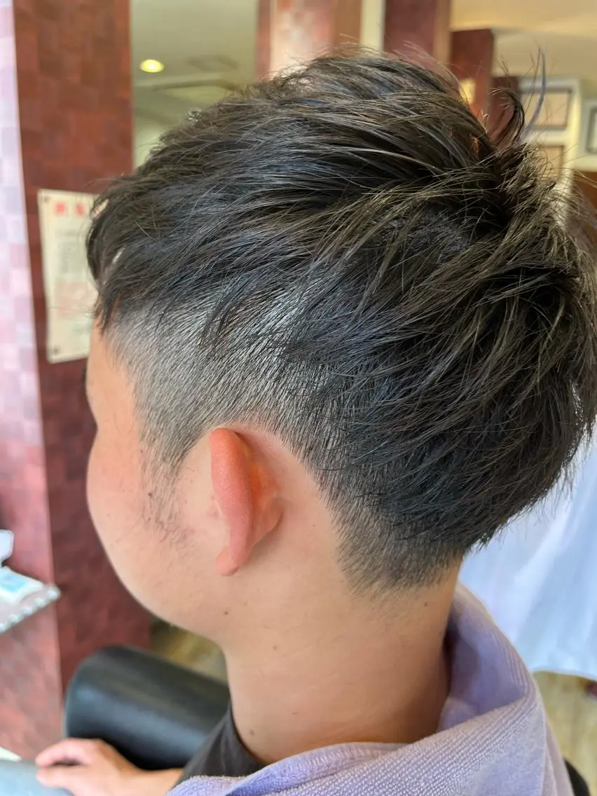 メンズ 学生（メンズ向け） ツーブロック 刈り上げ 織田 英之のヘアスタイル