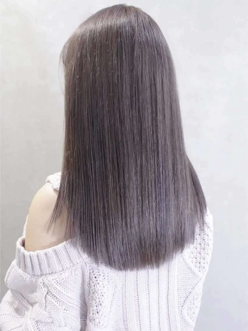 ミディアム カラー ヘアアレンジ ヘアカラー トリートメント lani ブリーチ /ダブルカラーのヘアスタイル