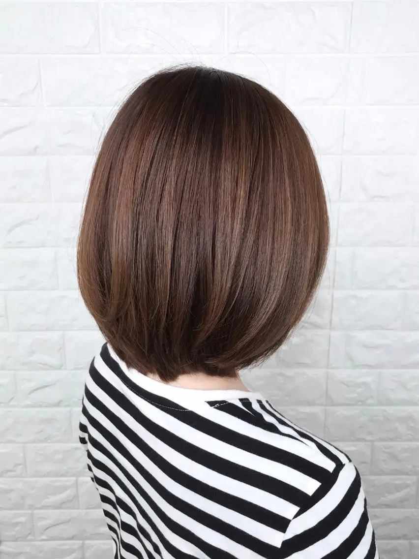 ミディアム カラー ベージュカラー 透明感カラー イルミナカラー 髪質改善縮毛矯正 美容師✂️山崎竜二のヘアスタイル