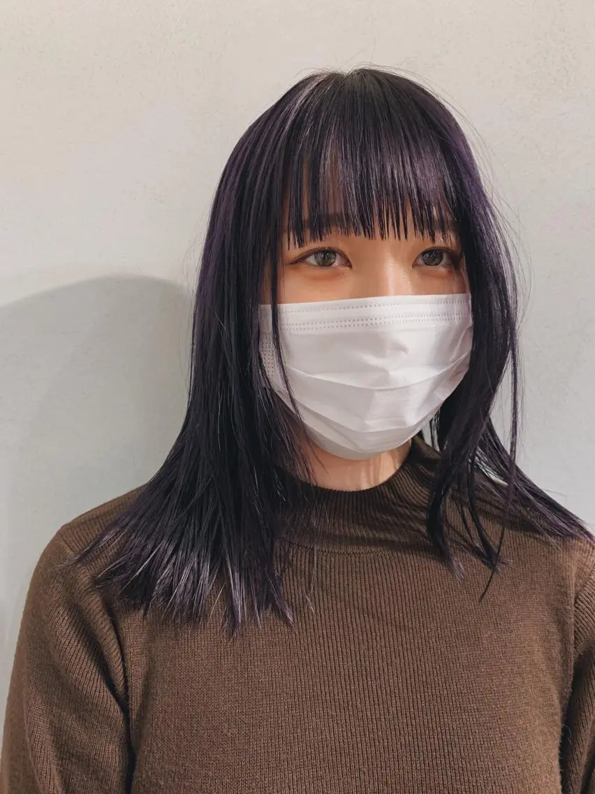 ロング カラー ヘアアレンジ ボブパーマコテ巻き風 パーマNo1深江秀平のヘアスタイル