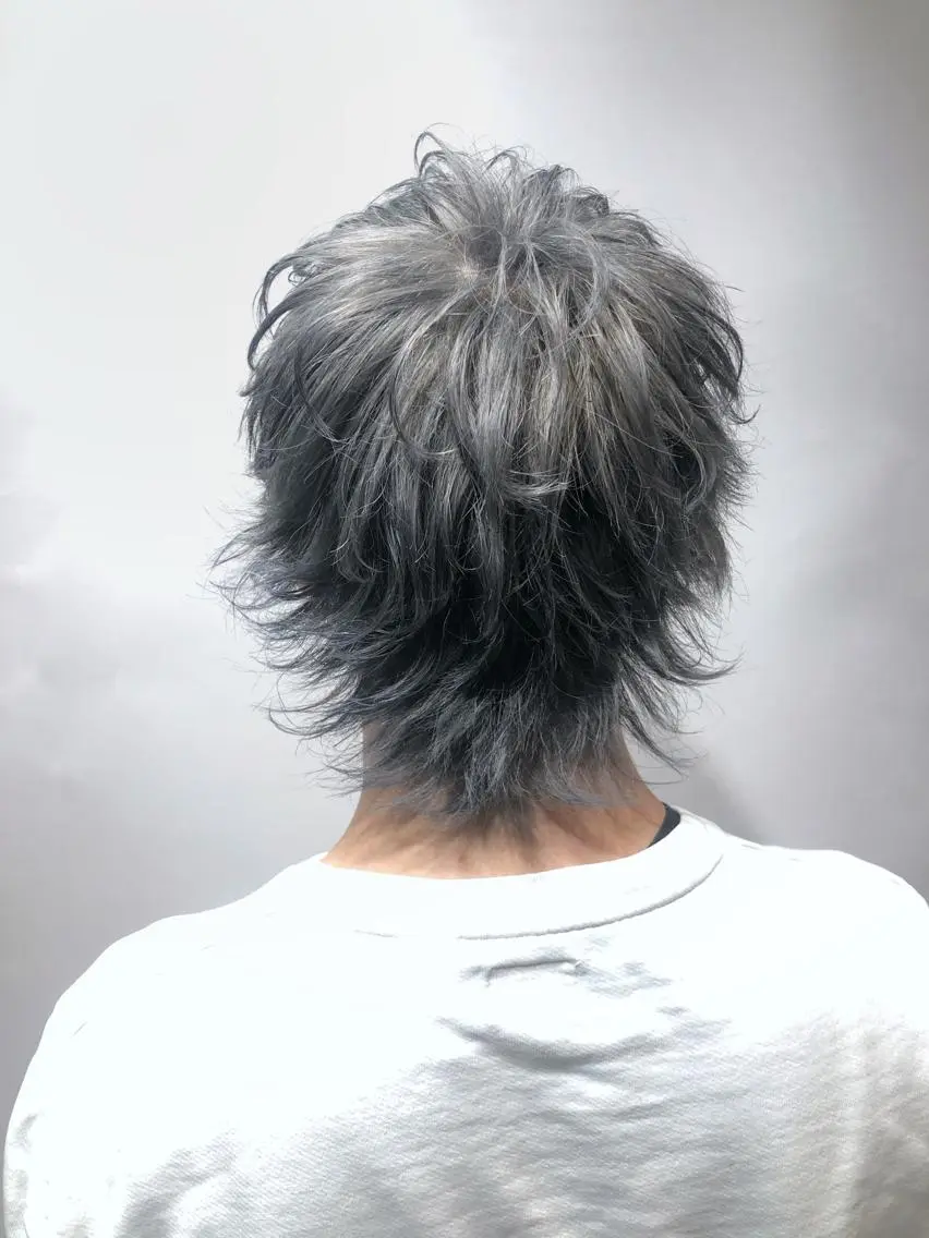 ショート カラー メンズ 中野 竜介のヘアスタイル