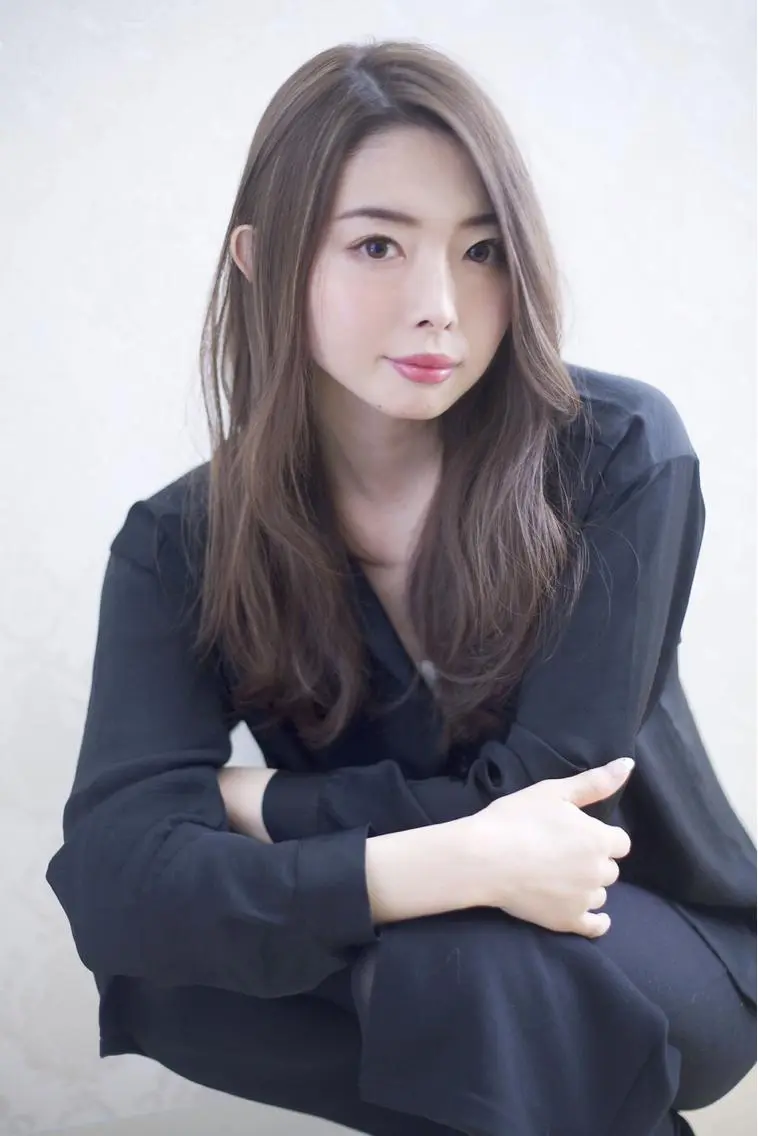 セミロング カラー パーマ 縮毛矯正⭐️ TAKAHIROのヘアスタイル