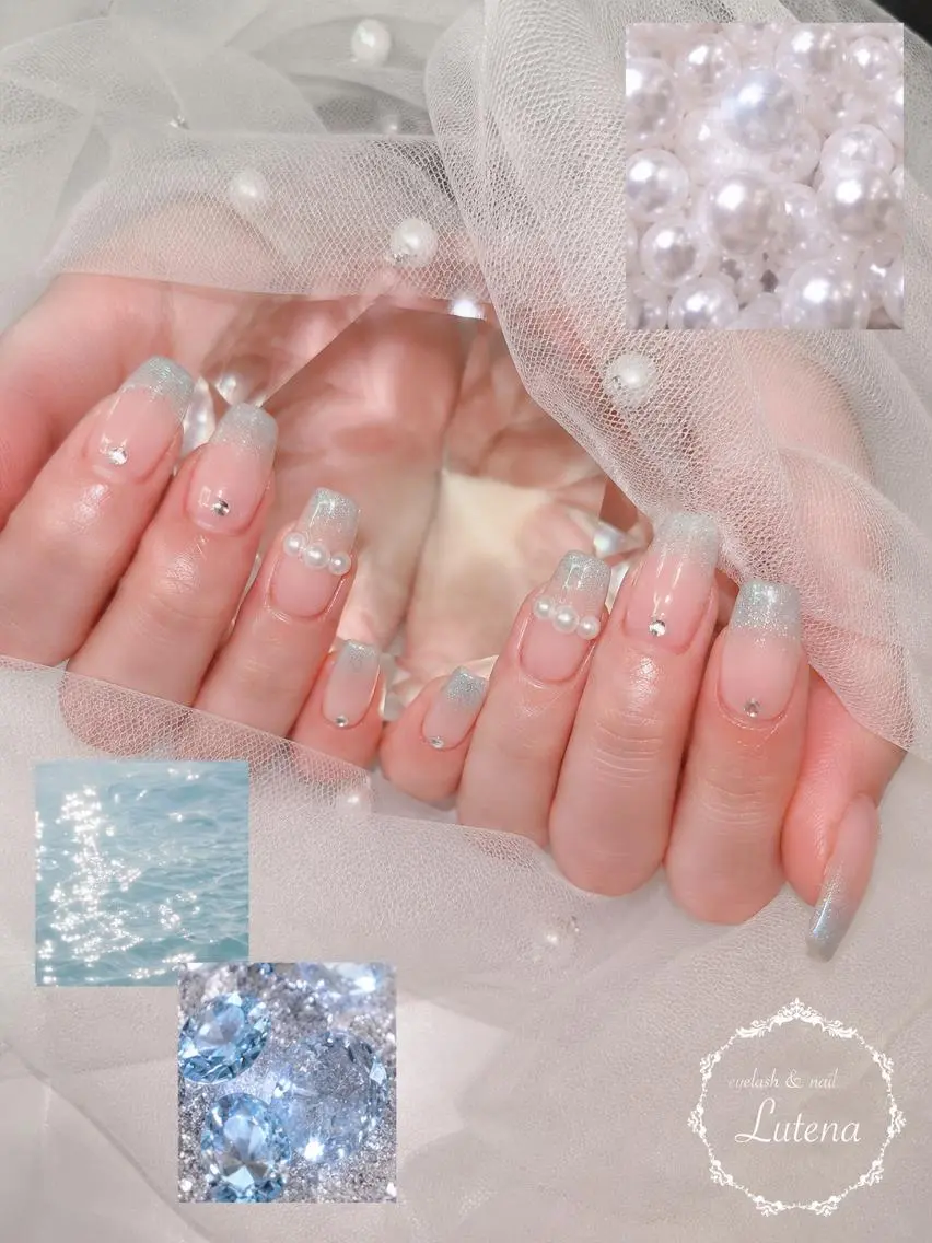 ネイル ワンホンネイル ハンドネイル Lutena🖤 Katoのネイルデザイン