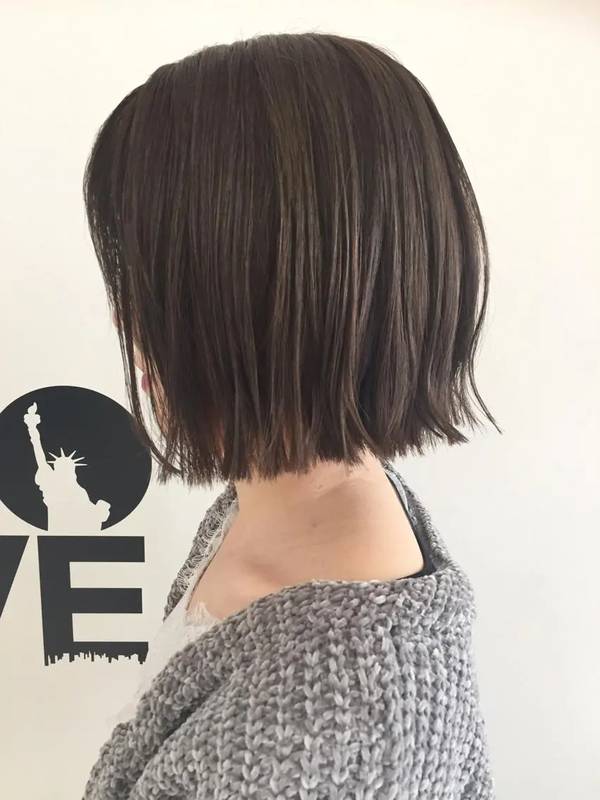 カラー ベージュカラー ヘアカラー ✂️小顔カット✂️ 山本有紀のヘアスタイル