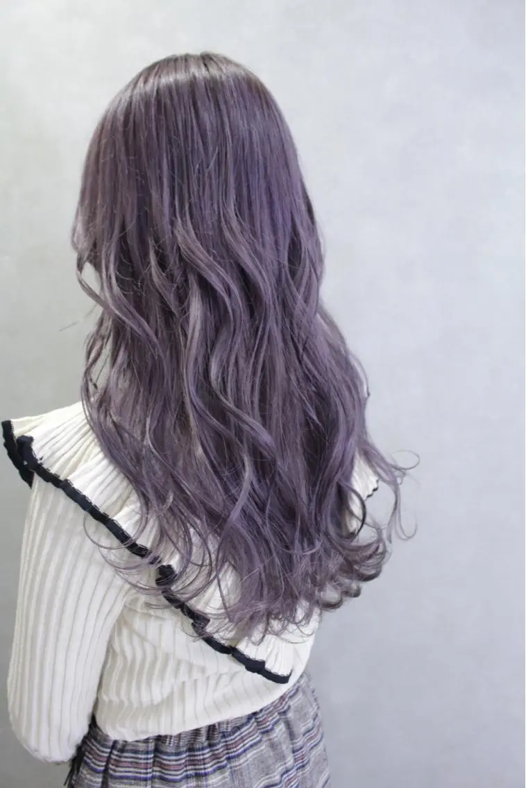 ロング カラー ヘアアレンジ ヘアカラー トリートメント lani ブリーチ /ダブルカラーのヘアスタイル