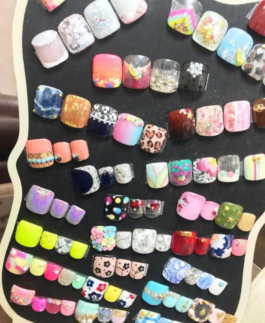 ネイル フットネイル 鶴橋wooone nail.rieのネイルデザイン